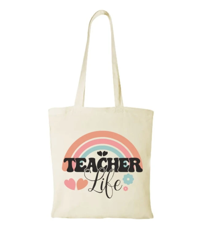 Torba bawełniana teacher life