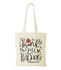 Torba bawełniana thank you teacher