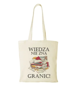 Torba bawełniana wiedza nie zna granic