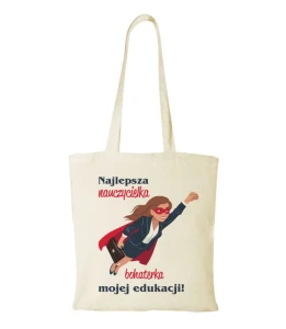 Torba bawełniana bohaterka mojej edukacji