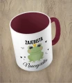 Kubek żajebista nauczycielka bordowy