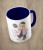 Granatowy kubek bear doll girl