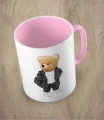 Różowy kubek bear doll sport