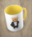 Żółty kubek bear doll sport