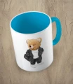 Błękitny kubek bear doll sport