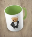 Jasnozielony kubek bear doll sport