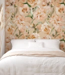 Tapeta garden flowers pattern