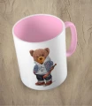 Różowy kubek bear doll