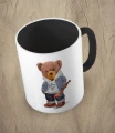 Czarny kubek bear doll