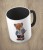 Czarny kubek bear doll