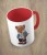 Czerwony kubek bear doll