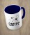 Granatowy kubek coffee