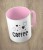 Różowy kubek coffee