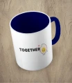 Granatowy kubek better together egg
