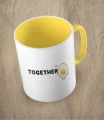 Żółty kubek better together egg