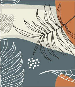 Próbka tapety tropical leaves