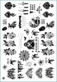 Czarne tatuaże tymczasowe old school tattoos