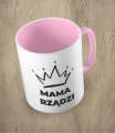 Różowy kubek mama rządzi