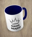 Granatowy kubek mama rządzi