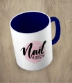 Granatowy kubek nail artist