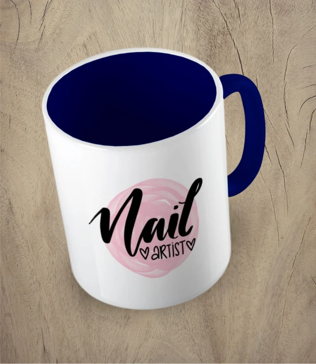 Granatowy kubek nail artist