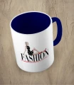 Granatowy kubek fashion