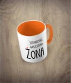 Kubek ŻONA - pomarańczowy