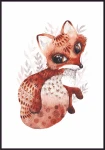 Plakat Boho lisek