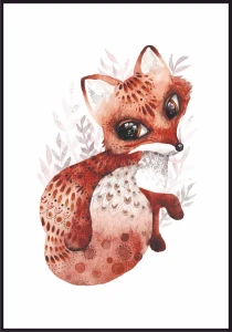 Plakat Boho lisek