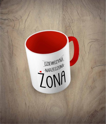 Kubek ŻONA - czerwony