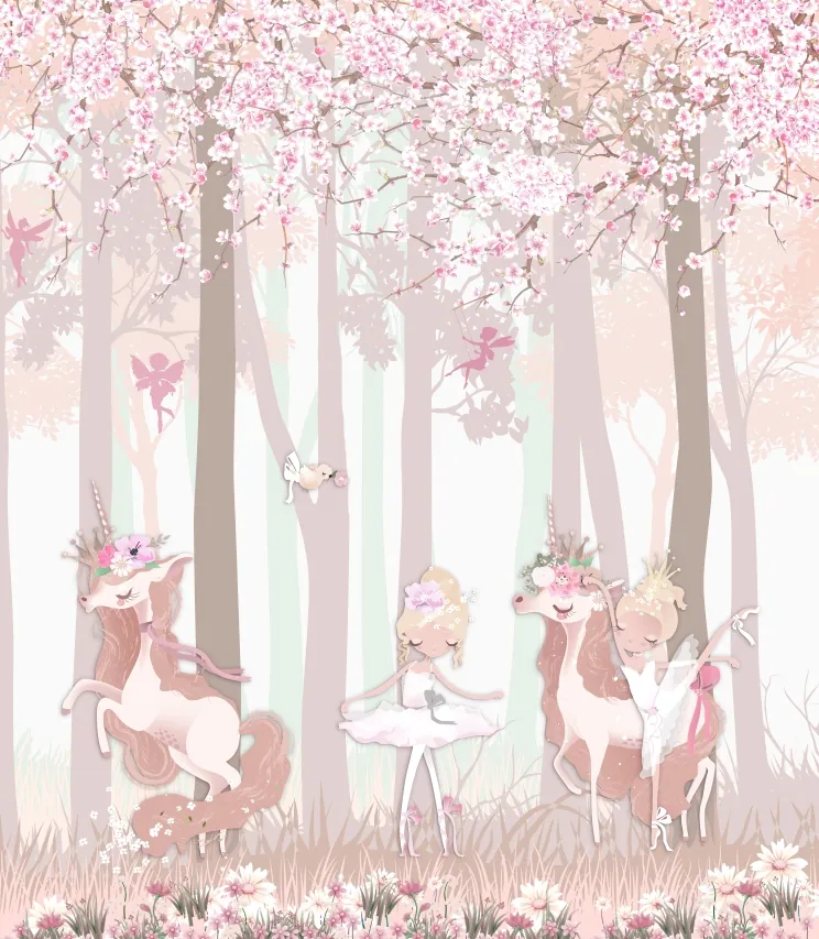 Fototapeta kraina jednorożców