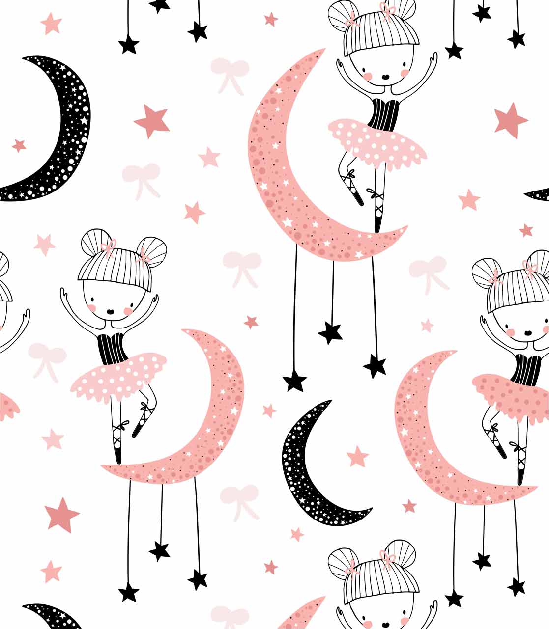 Tapeta tańcząca baletnica